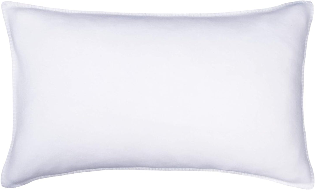 Soft-Fleece-Kissenbezug – Polarfleece mit Häkelstich – weiche, hochwertige Sofa-Kissenhülle – 30x50