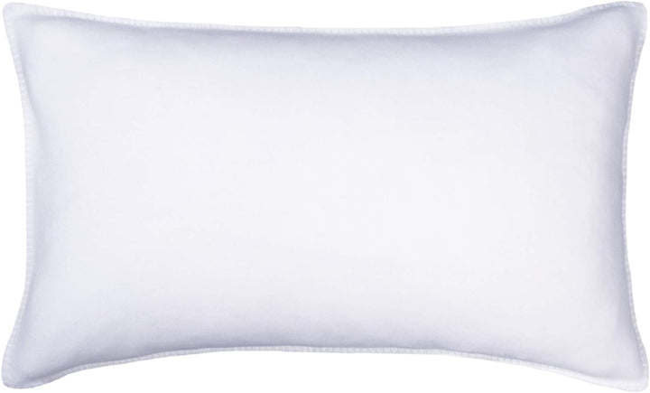 Soft-Fleece-Kissenbezug – Polarfleece mit Häkelstich – weiche, hochwertige Sofa-Kissenhülle – 30x50
