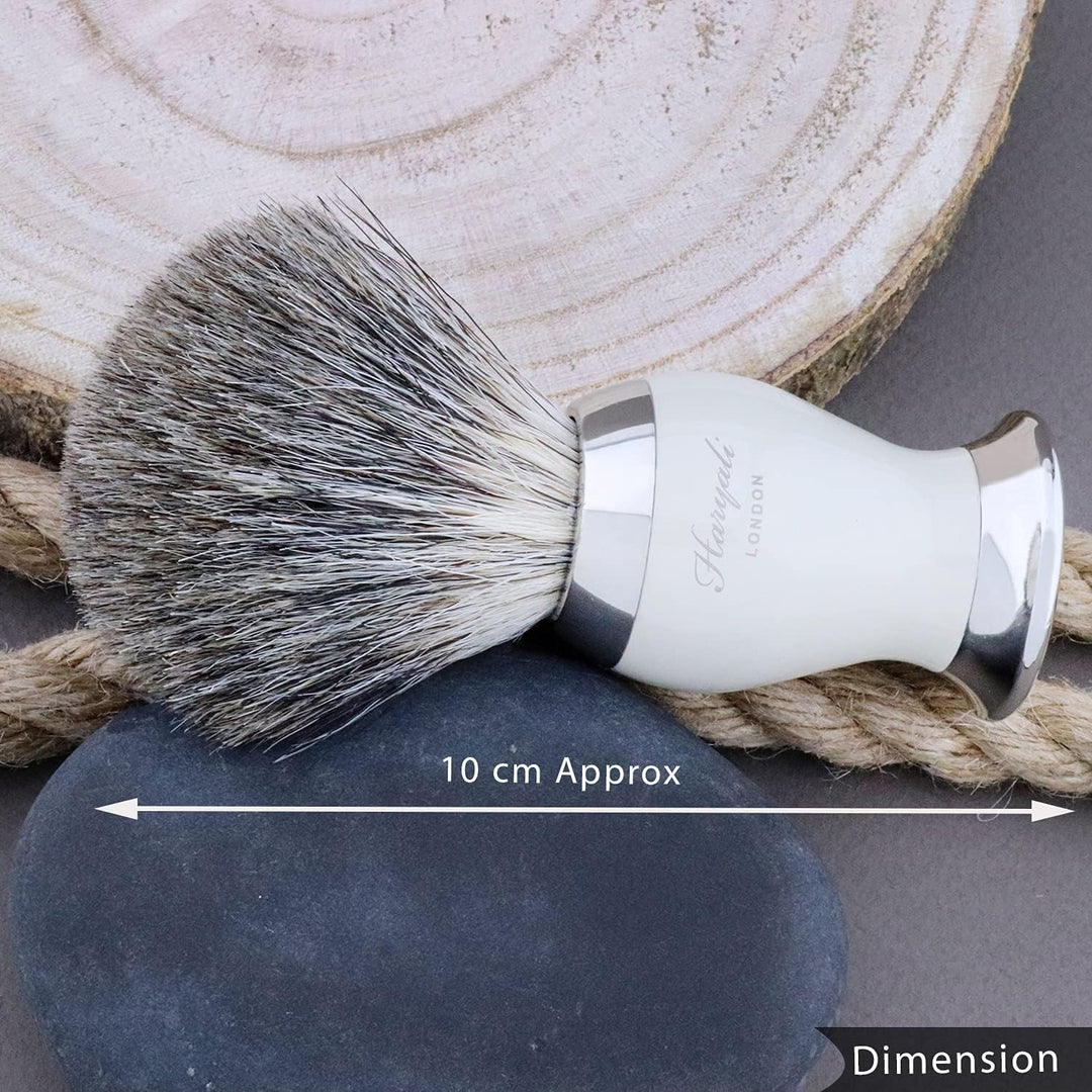 JAG SHAVING GERMANY DE SAFETY RAZOR Männer Rasierset Set Elfenbein Rasierpinsel Rasierseifenschale K