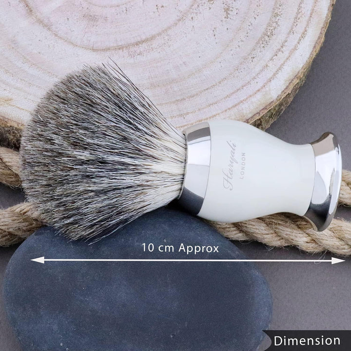 JAG SHAVING GERMANY DE SAFETY RAZOR Männer Rasierset Set Elfenbein Rasierpinsel Rasierseifenschale K