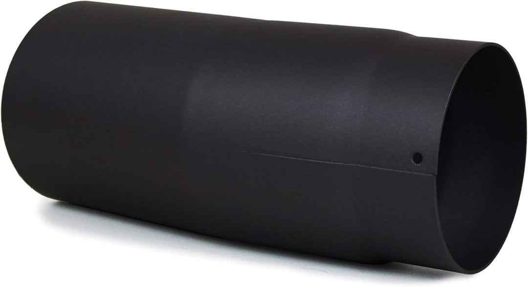 Ofenrohr Bogen 11° Grad, im Durchmesser, DN Ø 150 mm, Farbe: schwarz-metallic - weitere Rohre aus un