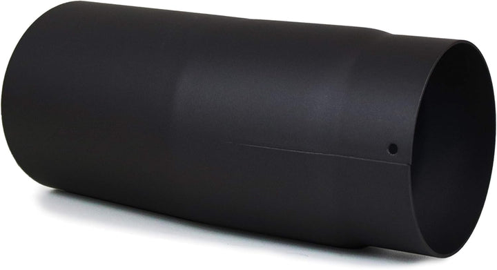 Ofenrohr Bogen 11° Grad, im Durchmesser, DN Ø 150 mm, Farbe: schwarz-metallic - weitere Rohre aus un