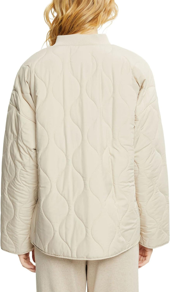 ESPRIT Damen 013ee1g366 Jacke, 260/LIGHT TAUPE