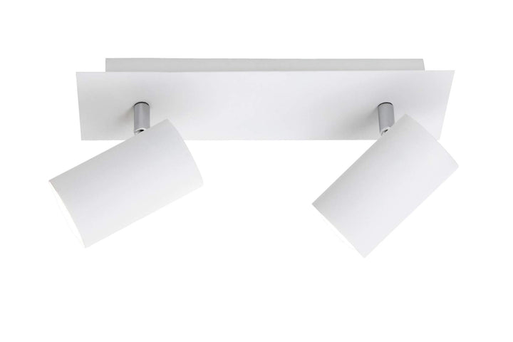 Trio Leuchten Balken in Metall weiss, Spotbalken 2-flammig, exklusiv 2xGU10, Länge: 30 cm 802400201