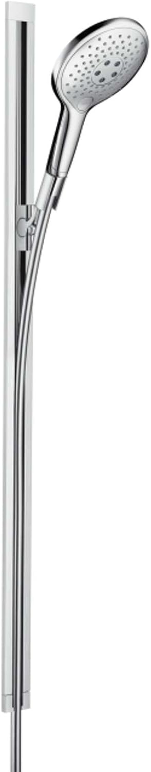 hansgrohe Raindance Select S 150 Duschset 0,90m, 3 Strahlarten, Weiss/Chrom 0,90m Set Weiss/Chrom, 0