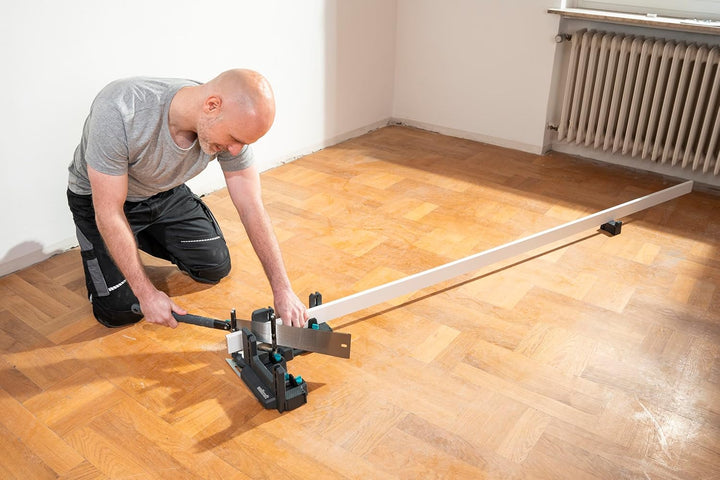 wolfcraft Schmiege und Gehrungsschneidlade PRO 6956000 / 2in1 Gehrungslade zum Schneiden von bis zu