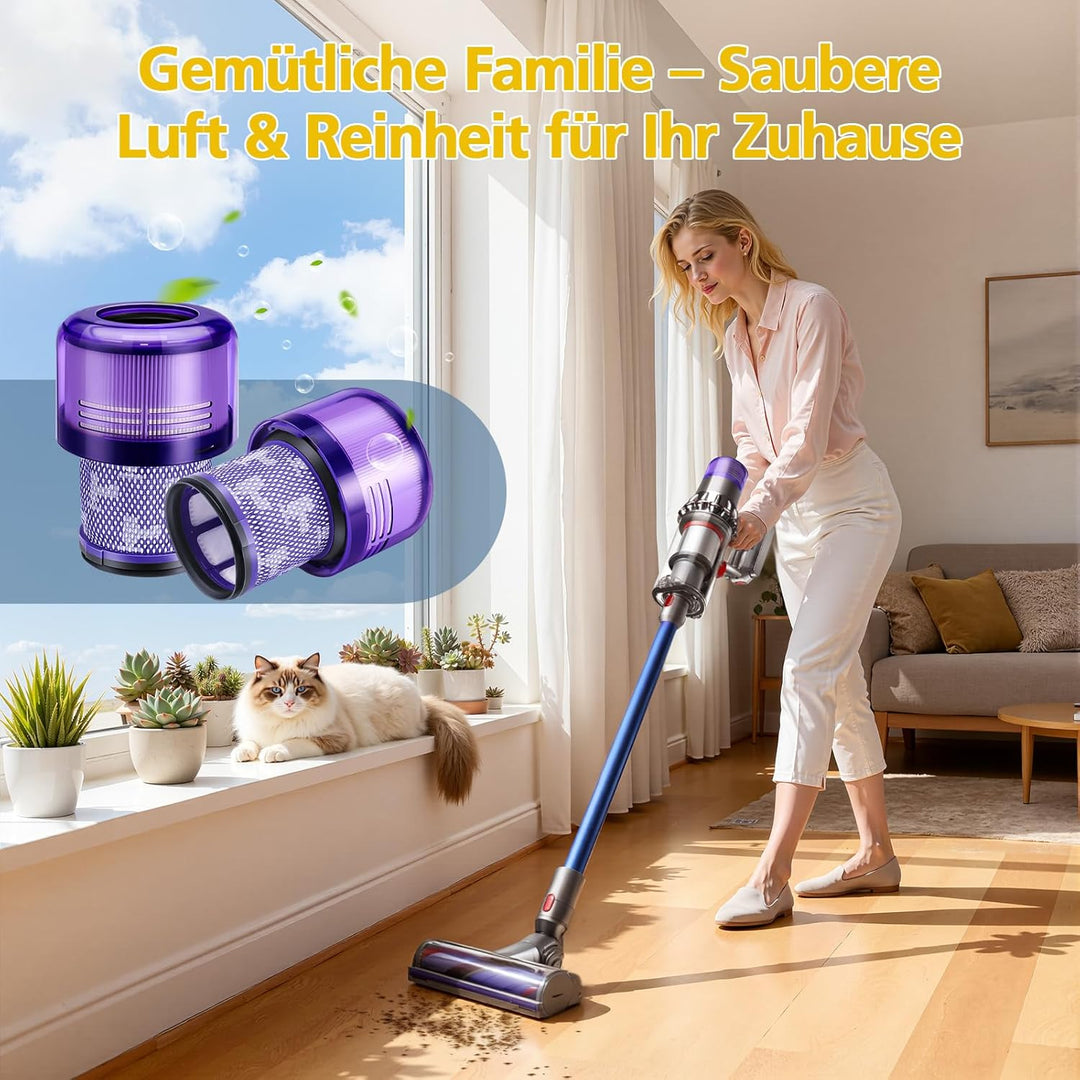 V11 Filter für Dyson, 3 Stück Vakuumfilter-Ersatz kompatibel mit Dyson V11 Absolute Torque Drive Ani
