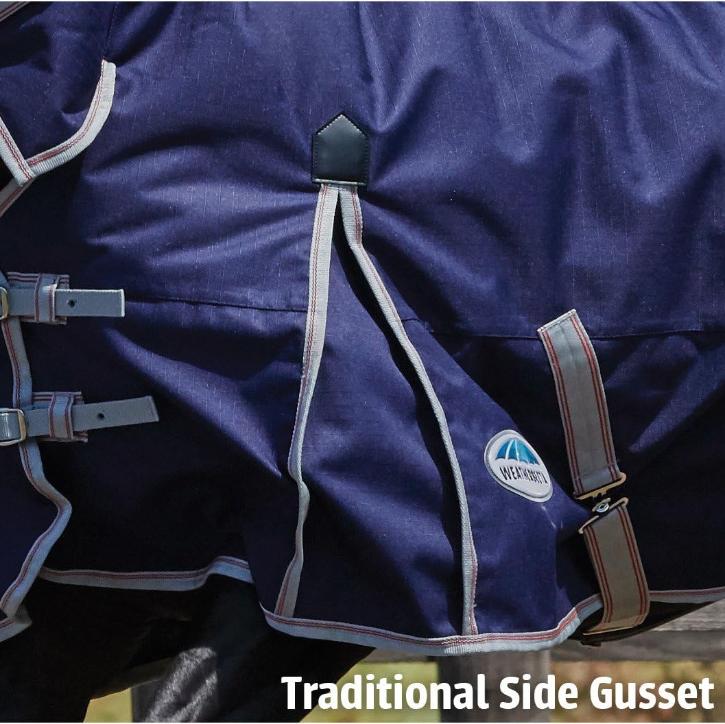 Weatherbeeta Comfitec Essential Combo Hals Schwer Navy/Silber/Rot 4ft Navy Silver Red, 4ft Navy Silv