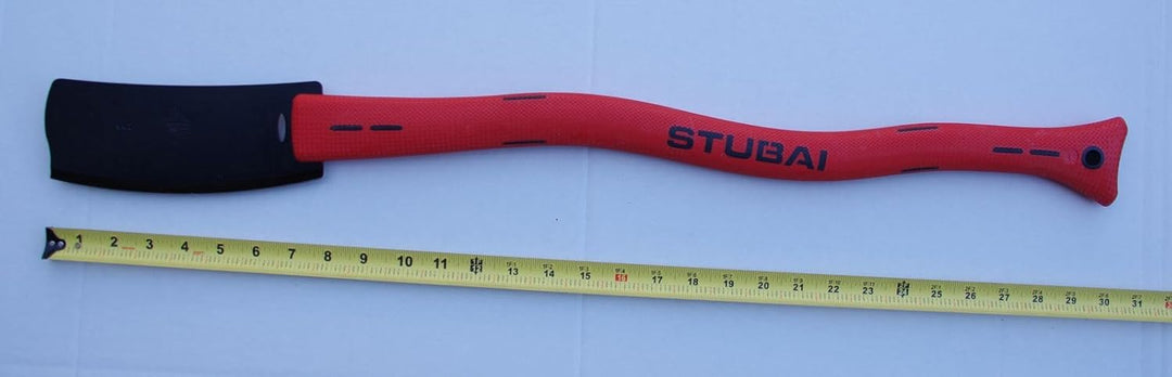 STUBAI Praxe | 600 mm | Haumesser mit Kunststoffstiel zum Durchforsten für Forstarbeiten, Landwirtsc
