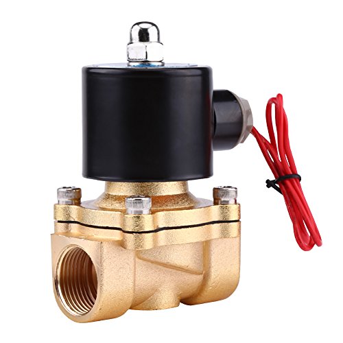 Gas 3/4 "AC 220V Magnetventil Normal geschlossen Zinklegierung Magnetventil für Luft Gas Öl Wasser,