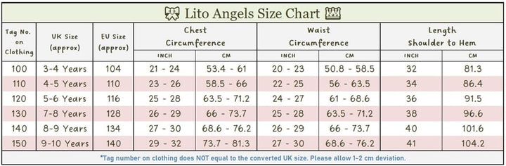 Lito Angels Prinzessin Arielle Meerjungfrau Kleid Kostüm Cosplay Party Verkleidung für Kinder Mädche