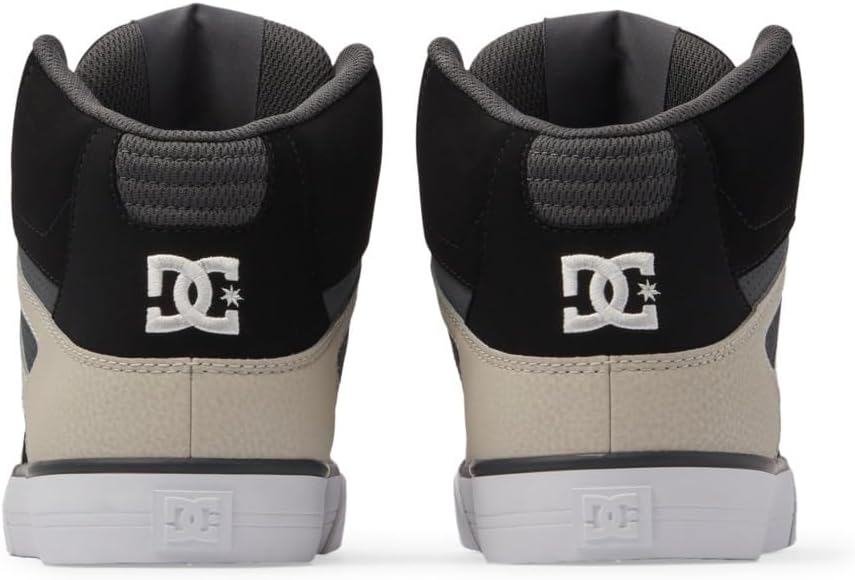 DC Shoes Herren Pure High-top Wc Sneaker 43 EU Black Grey Brown, 43 EU Black Grey Brown