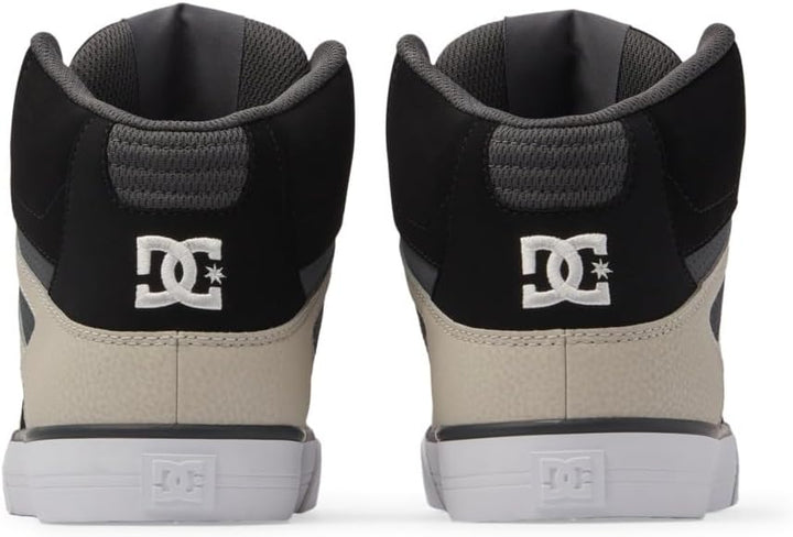 DC Shoes Herren Pure High-top Wc Sneaker 43 EU Black Grey Brown, 43 EU Black Grey Brown