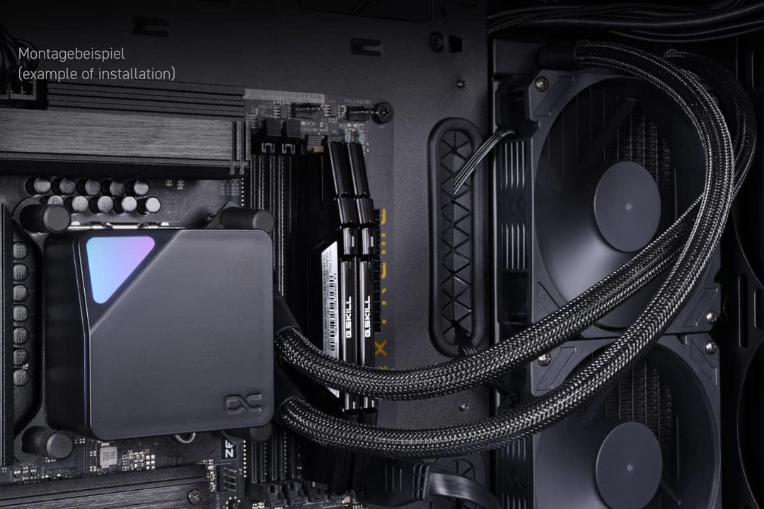 Alphacool 13051 Core Ocean T38 AIO 240mm Multi-kompatibler All-in-One CPU AIO Wasserkühler, kompatib