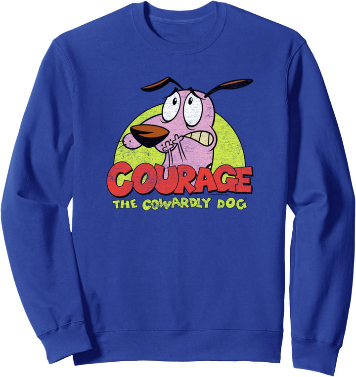 Courage the Cowardly Dog Colorful Courage Sweatshirt
