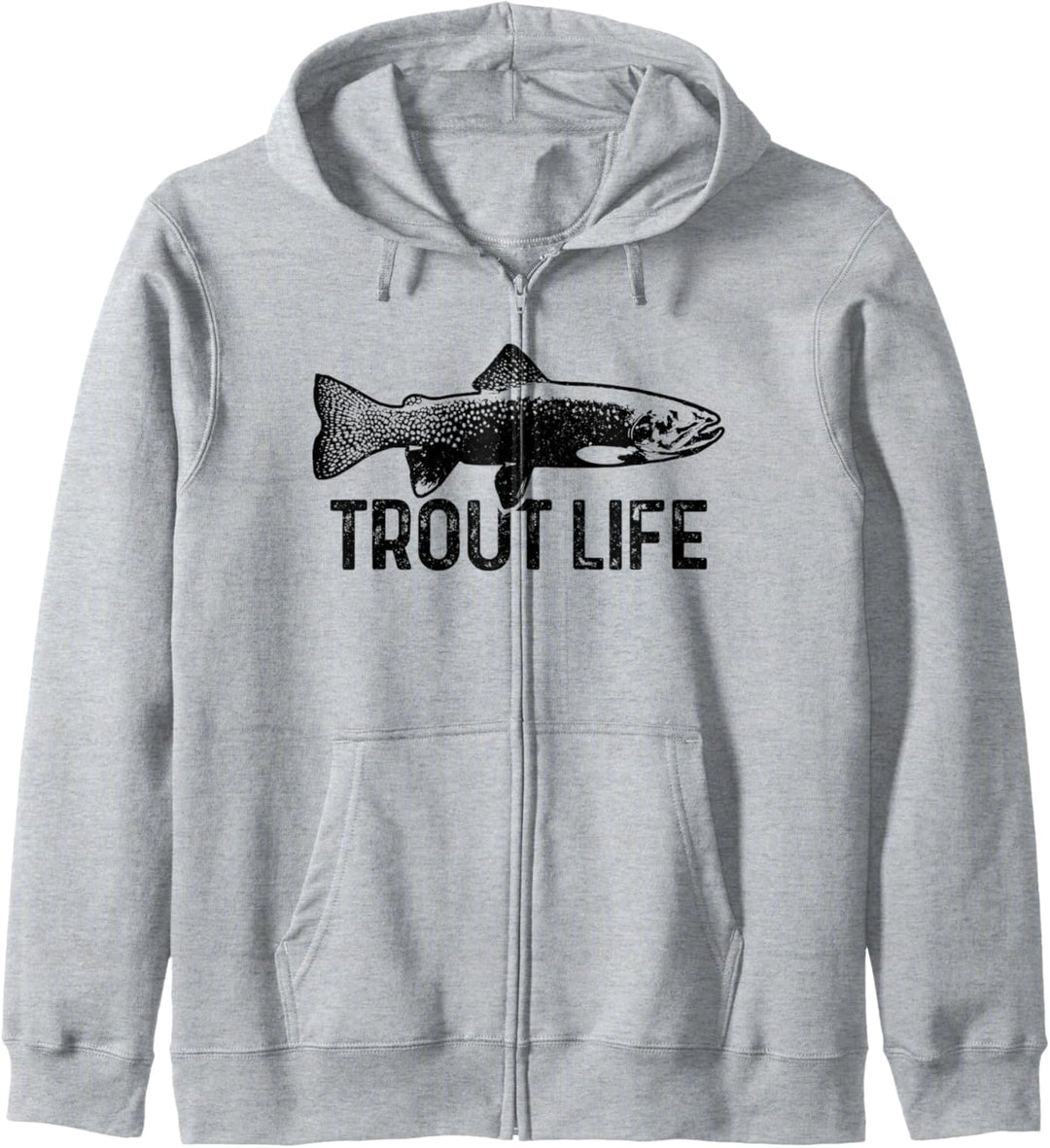 Forelle Angler Fliegenfischer Geschenk Angeln Fliegenfischen Kapuzenjacke