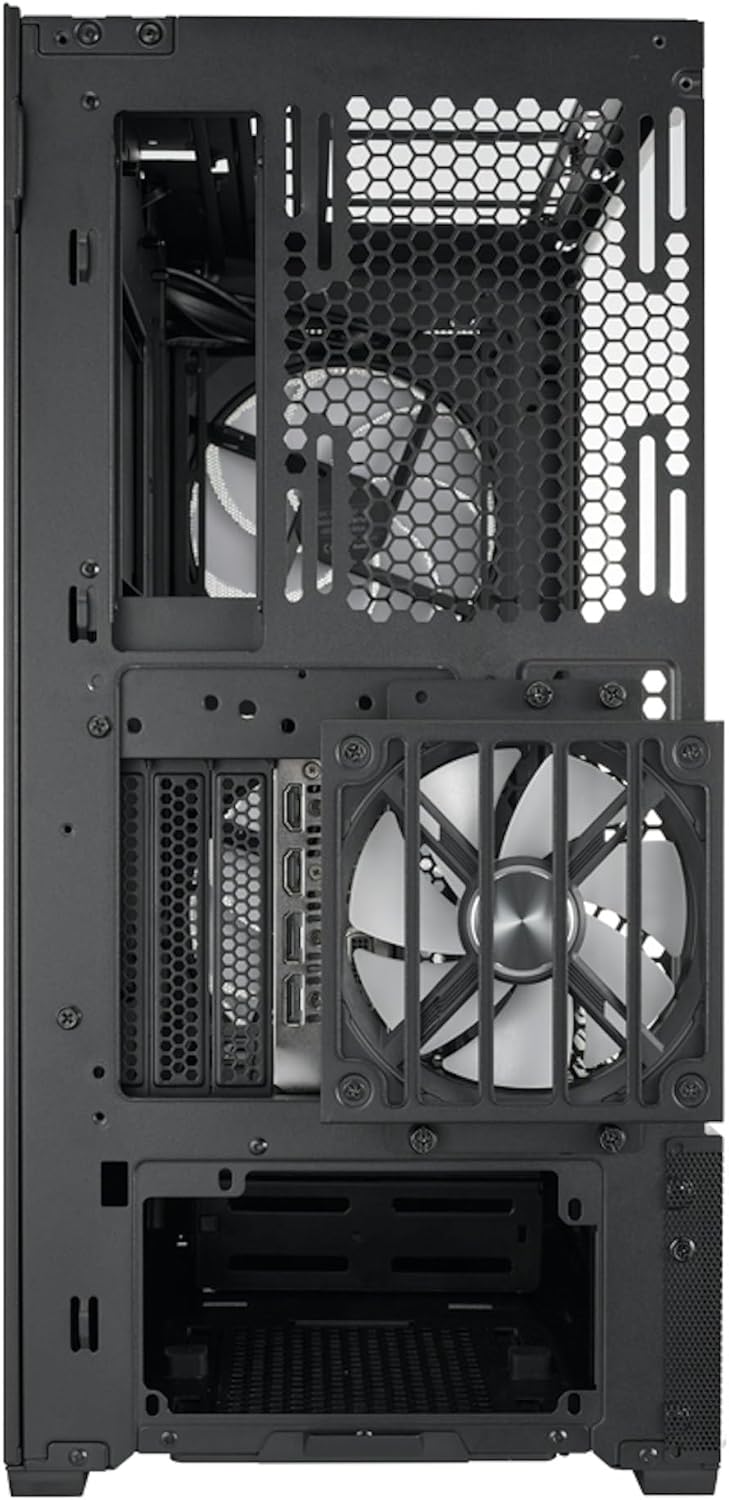 LIAN LI LANCOOL 216 Gaming PC Gehäuse Schwarz - E-ATX Gehäuse - Gaming PC Case - PC-Gehäuse RGB - Ga