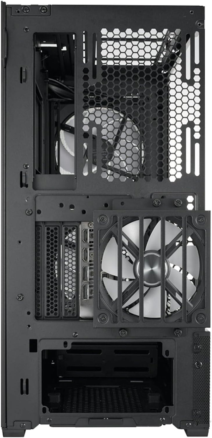 LIAN LI LANCOOL 216 Gaming PC Gehäuse Schwarz - E-ATX Gehäuse - Gaming PC Case - PC-Gehäuse RGB - Ga