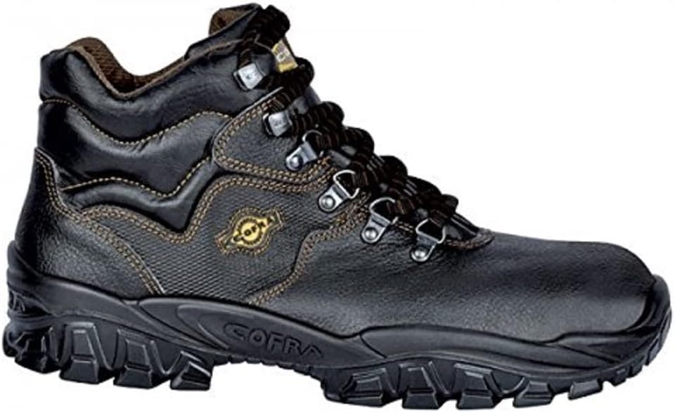 Cofra NT020-000.W36 NEW RENO S3 SRC Sicherheitsstiefel, Schwarz/Braun, Grösse 36 36 EU, 36 EU
