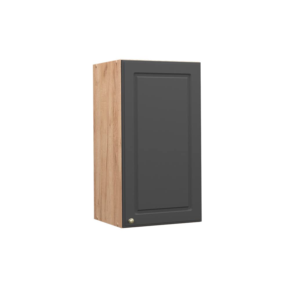 Vicco Hängeschrank Fame-Line, Anthrazit-Gold/Goldkraft Eiche, 40 cm Anthrazit-gold Hängeschrank 40 c