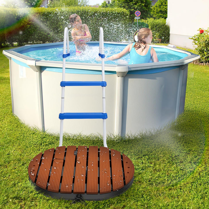 Bodendusche Gartendusche mit Fussrad und Kupfer-Düsen Pooldusche Bis 4m Fontänenhöhe Aussendusche au