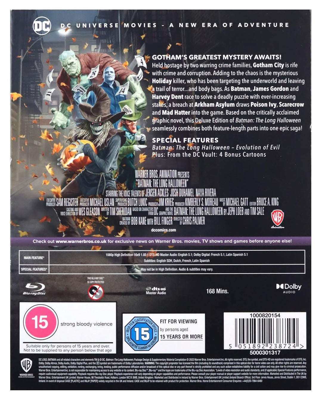 Batman: The Long Halloween [Blu-Ray] [Region B] (IMPORT) (Keine deutsche Version), Blu-ray