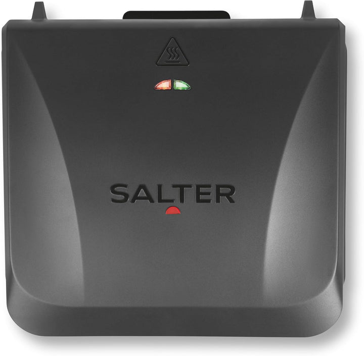 Salter ActiGrill Alltag – 4-Portionen-Mittelgrosser Gesundheitsgrill, Schwebendes Scharnier für dick