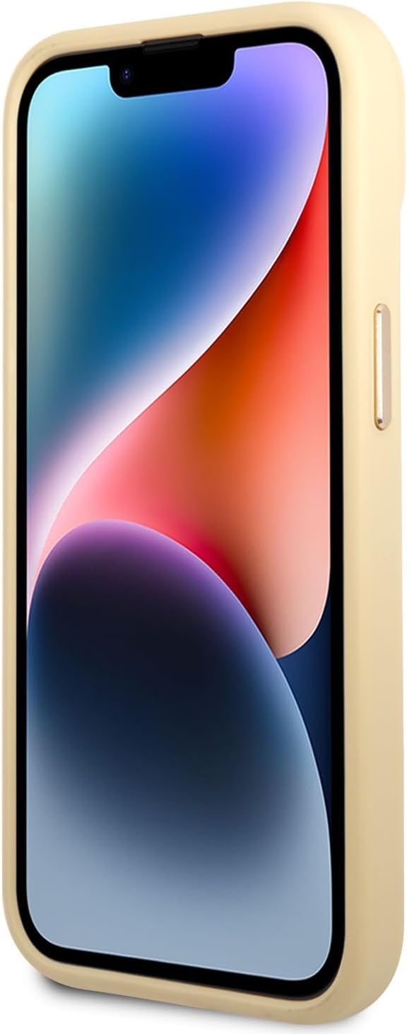 Guess GUHCP14MHGCRHD hülle für iPhone 14 Plus 6,7" Gold/Gold hardcase Croco Collection