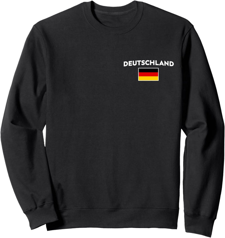 Deutschland Flagge Schwarz Rot Gelb Sweatshirt