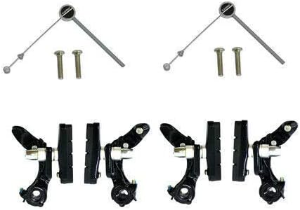 Tektro Oryx 992AG Cyclocross Cantilever Bike Brake Set, Front and Rear, Black, MH1811