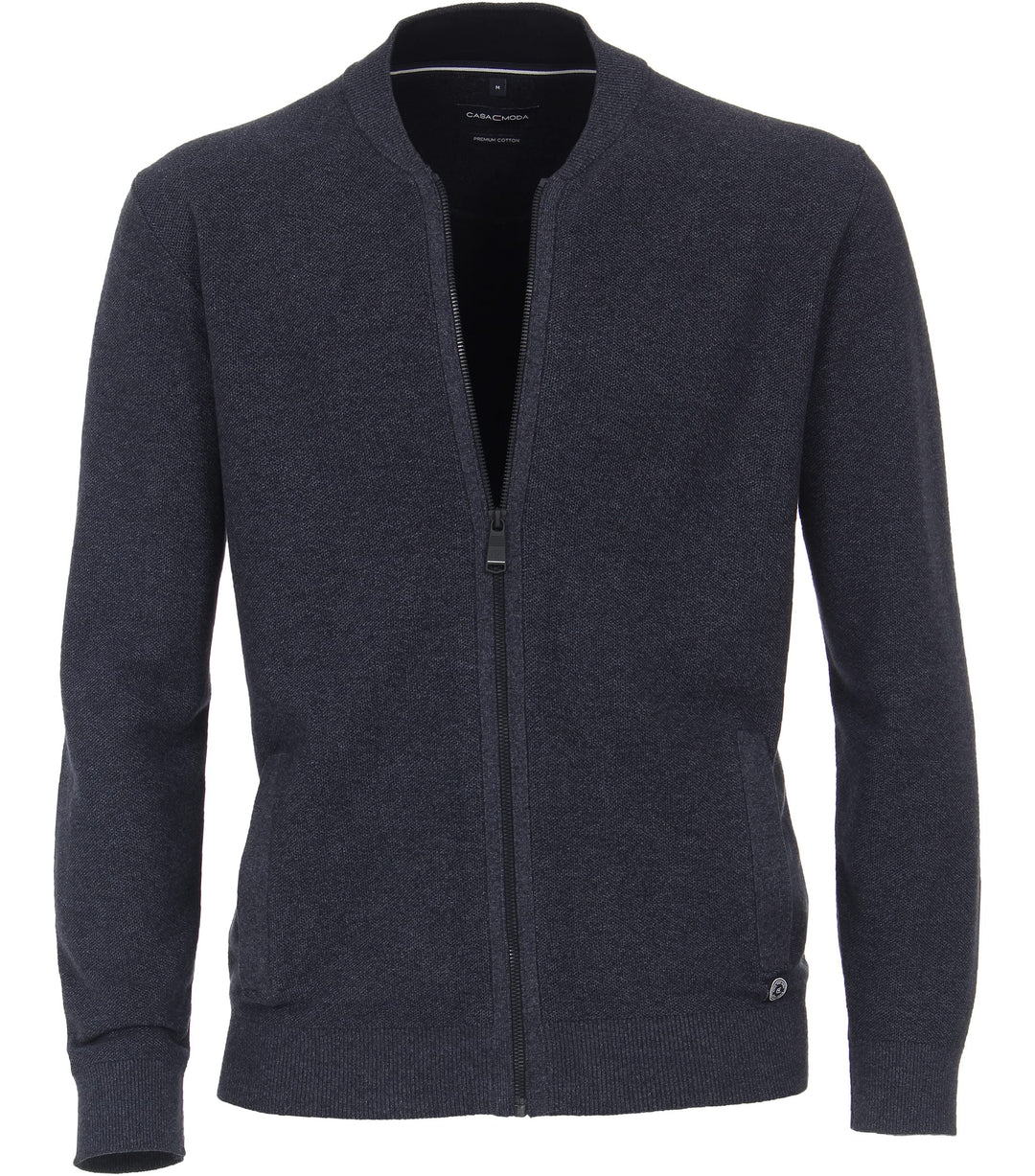 CASAMODA Strickjacke Uni Standard M Dunkelblau, Standard M Dunkelblau