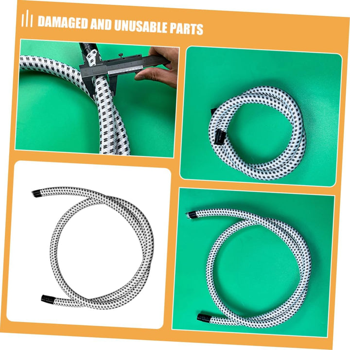 Alipis Garment Steamer Ersatzschlauch Hochtemperaturbeständige Flexible Dampfleitung Für Dampfbügele