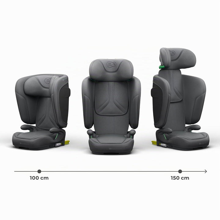 Kinderkraft UNITY 2 i-Size, Faltbarer Autositz 100–150 cm, von ca. 3,5 bis 12 Jahre, verstellbare Ko