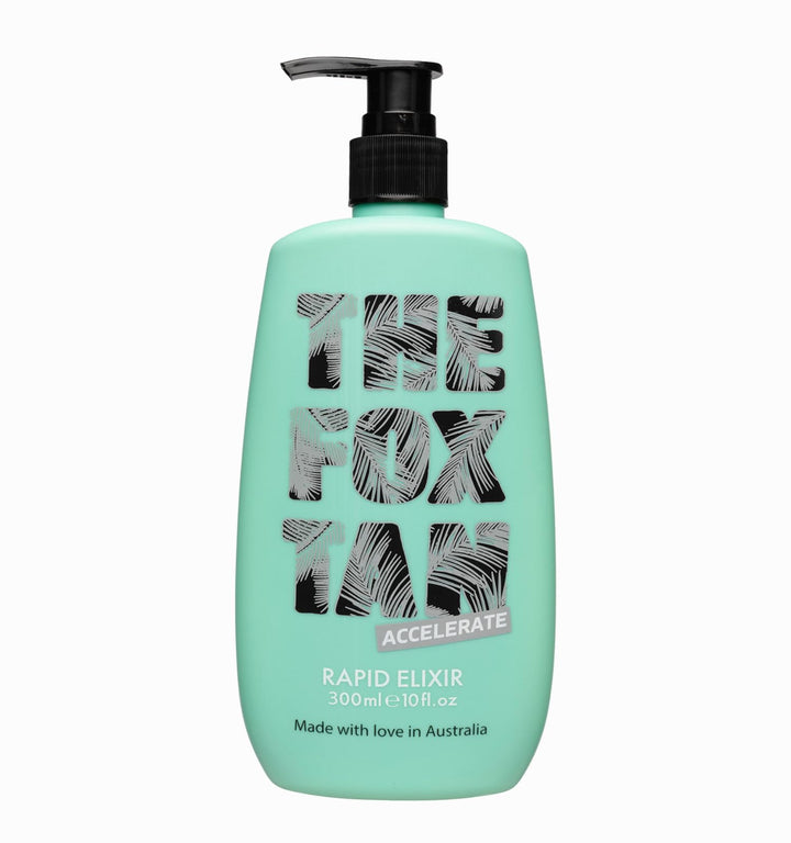 The Fox Tan - Rapid Tanning Elixir - Bräunungsbeschleuniger ohne Selbstbräuner, LotionVegan Alle für