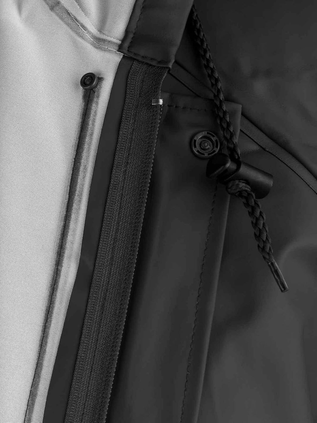 STØRVIK PU-Overall Regenkombi Regenoverall Reinigungsoverall Unisex Schwarz L, Schwarz L