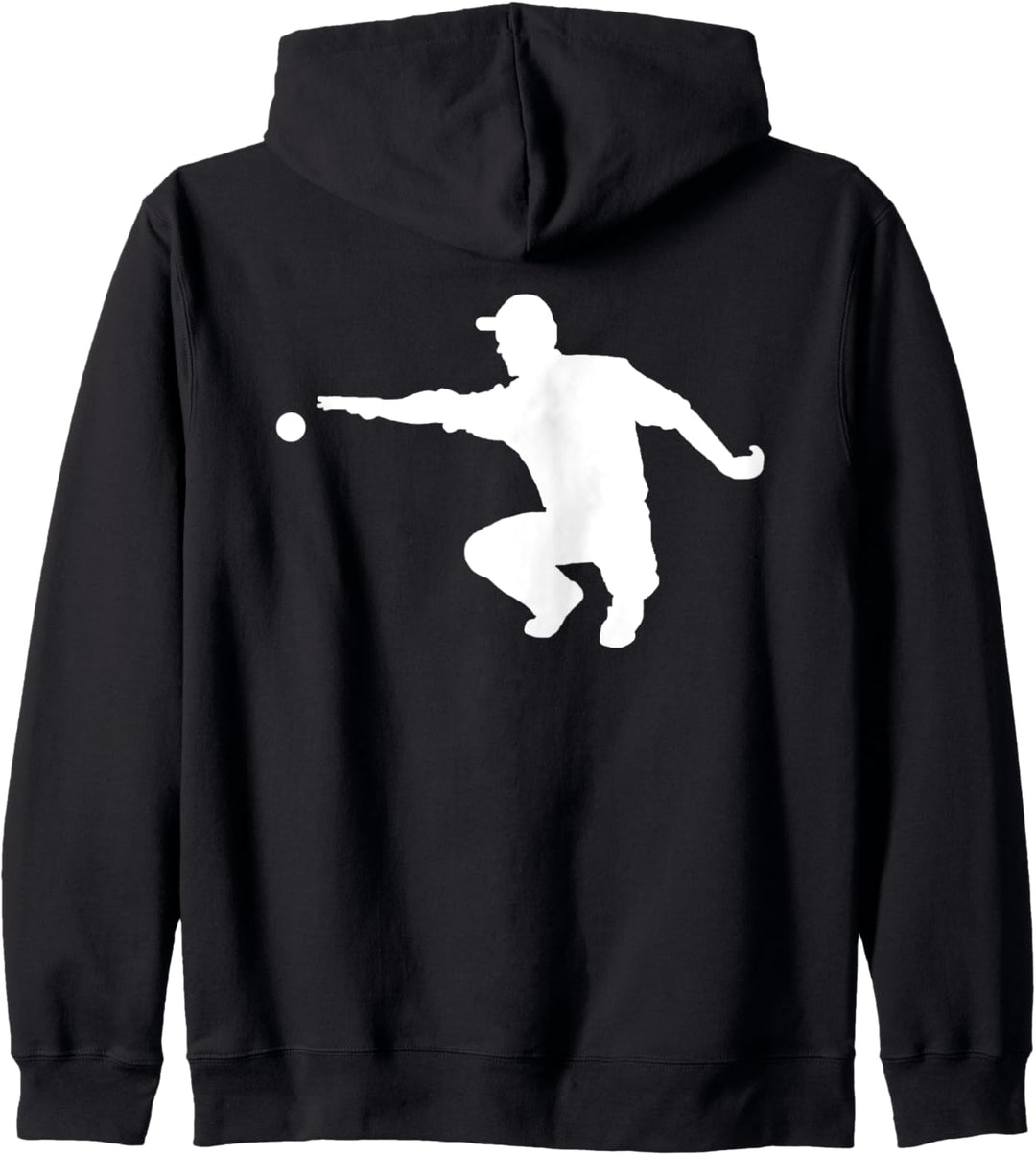 Boule Petanque Boccia Bocce Spieler Kapuzenjacke