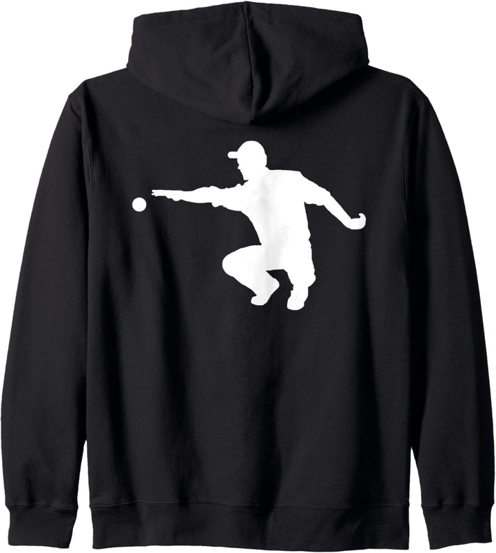 Boule Petanque Boccia Bocce Spieler Kapuzenjacke