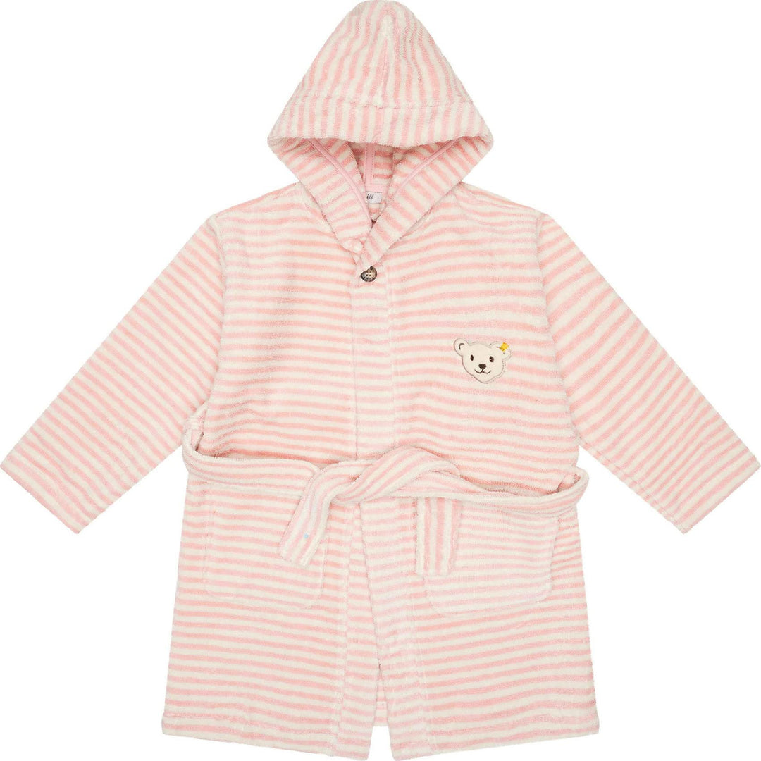 Steiff Unisex Kinder Basic Bademantel 116 SILVER PINK, 116 SILVER PINK