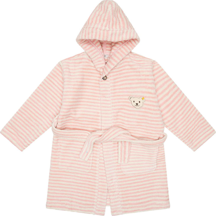 Steiff Unisex Kinder Basic Bademantel 116 SILVER PINK, 116 SILVER PINK