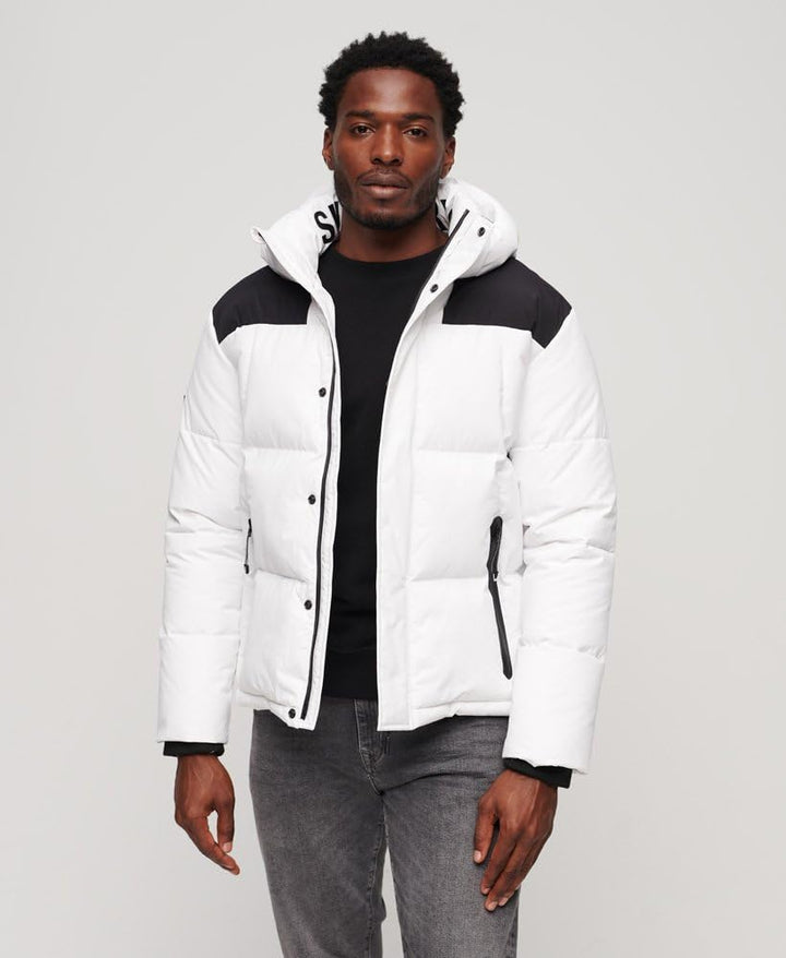 Superdry Herren Chamarra Acolchada A4 – gepolstert XL Optic, XL Optik
