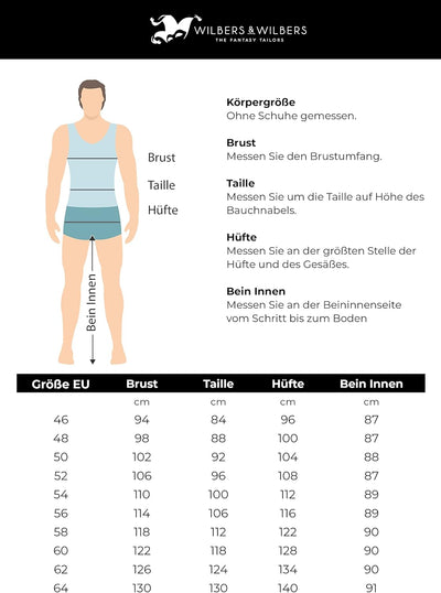 Bienenkostüm Herren, Gr. 50, 50