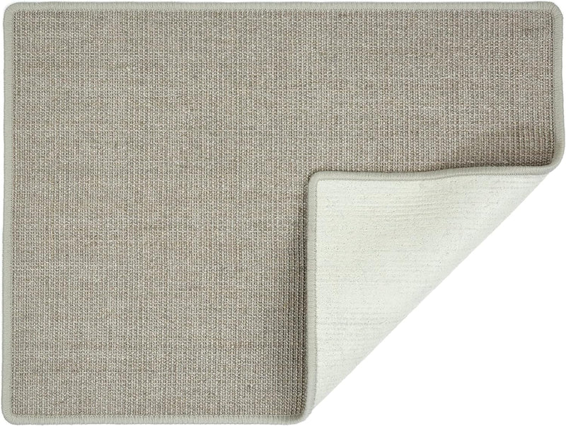 Kratzmatte für Katzen - Fussmatte Sisal Kratzteppich - natürliche Sisalmatte robust - Vorleger aus 1
