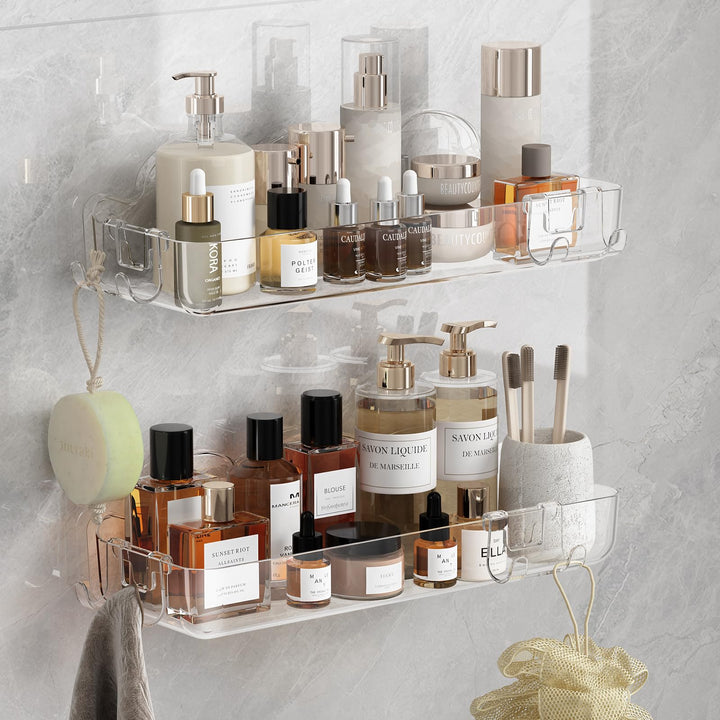 rigors Duschablage ohne Bohren, badezimmer waschbecken toilettenregal no-punch aufbewahrungsbox wand
