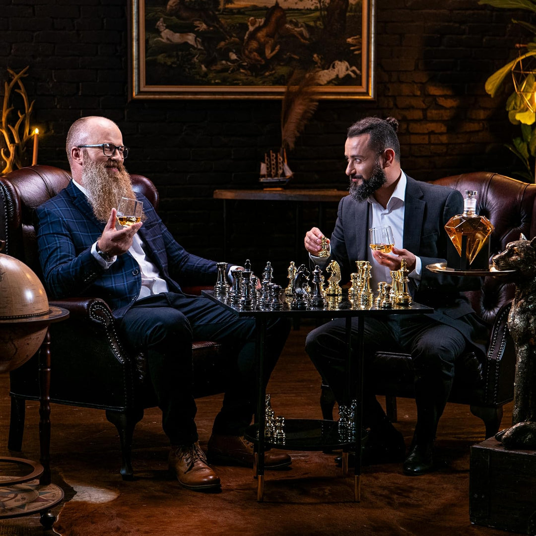 WHISISKEY Whisky Karaffe Set - Whiskey Geschenkset - Geschenke für Männer - Männergeschenke Geschenk
