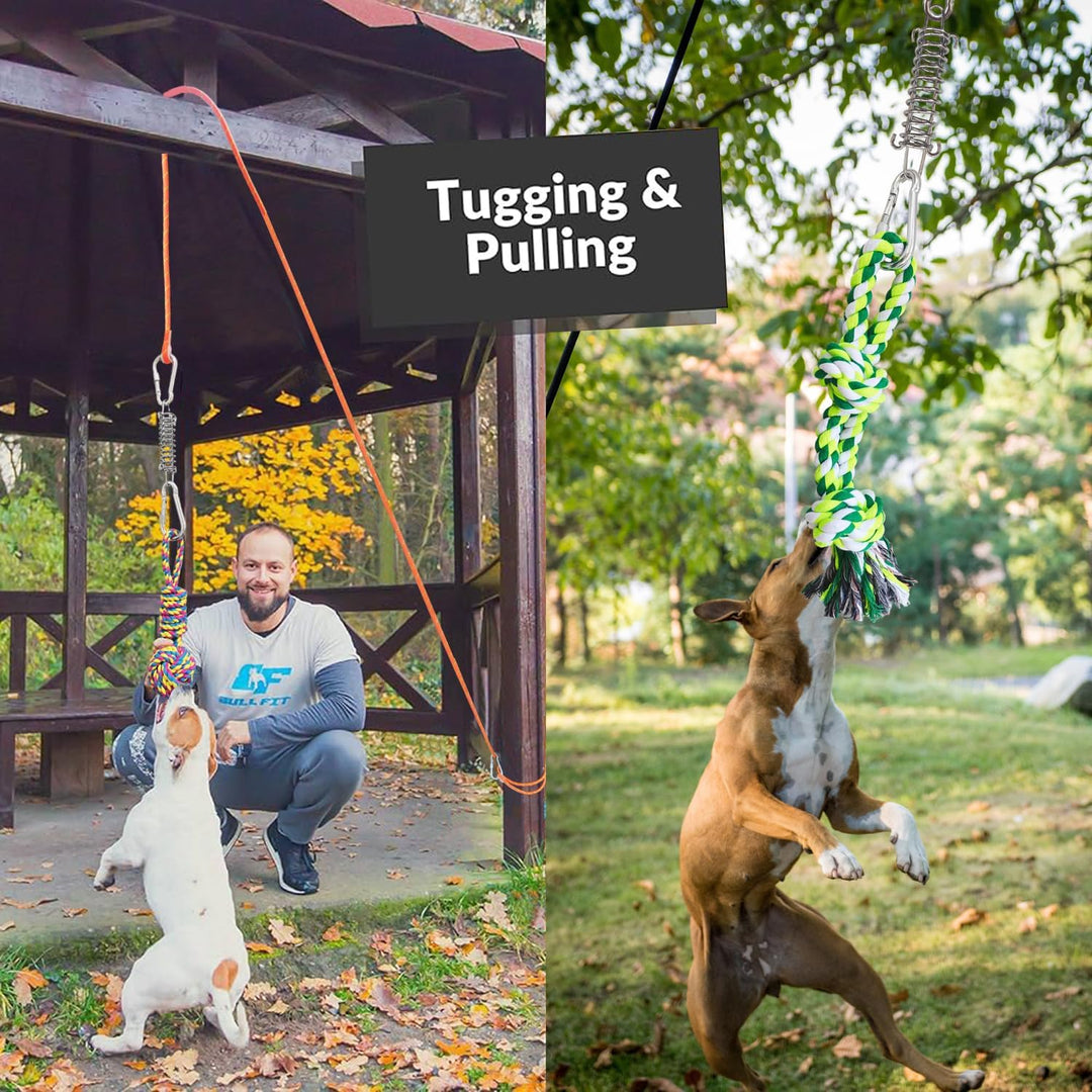 Bungee Ziehspielzeug für grosse und Mittlere Hunde, Robustes Hundespielzeug Seil für Aggressive Kaue