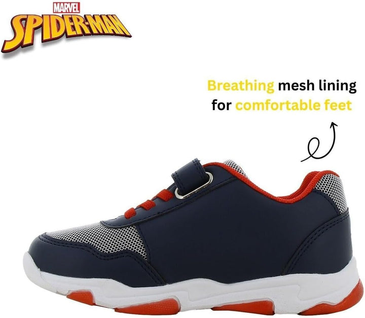 Leomil Paw Patrol Blinkschuhe Schuhe Jungen, Ideal for Schule und Freizeit 26 EU Blau Rot 795, 26 EU