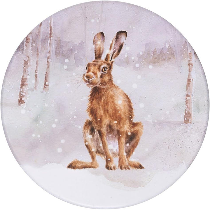 Wrendale Designs Runde Weihnachtsdose, Motiv: Winterwaldtiere