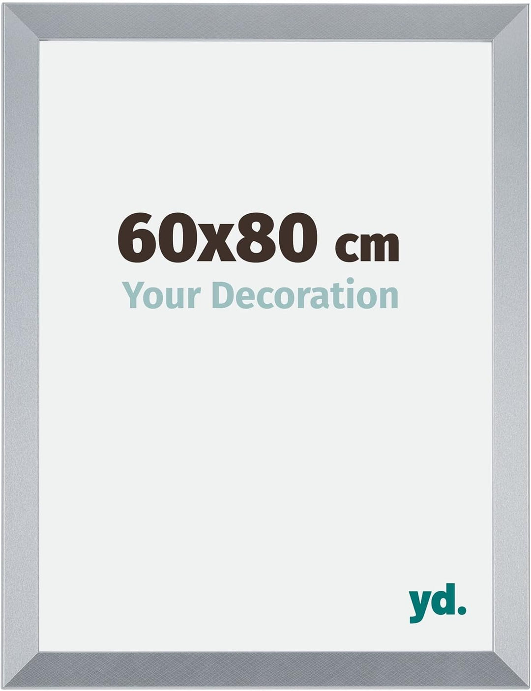 yd. Your Decoration - Bilderrahmen 60,00x80,00 cm - Bilderrahmen aus MDF mit Acrylglas - Antireflex