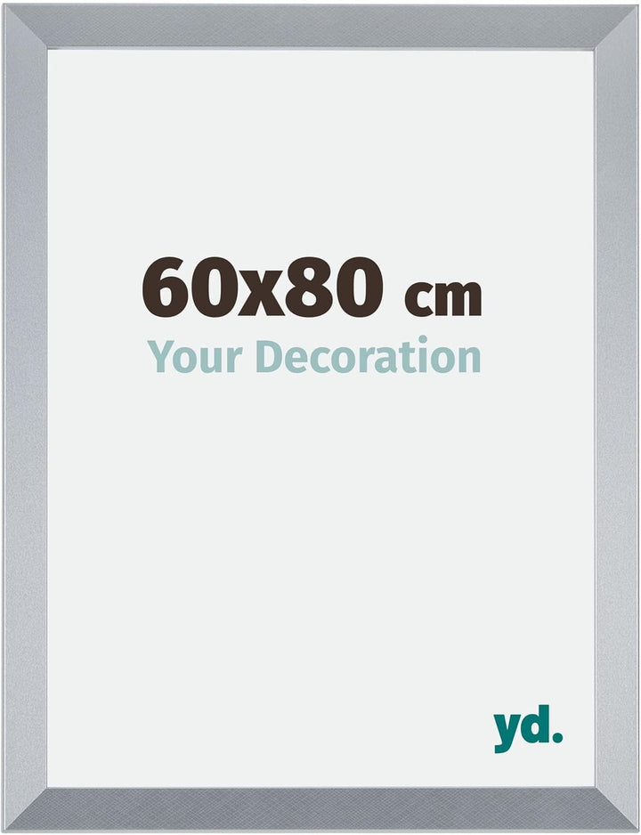 yd. Your Decoration - Bilderrahmen 60,00x80,00 cm - Bilderrahmen aus MDF mit Acrylglas - Antireflex