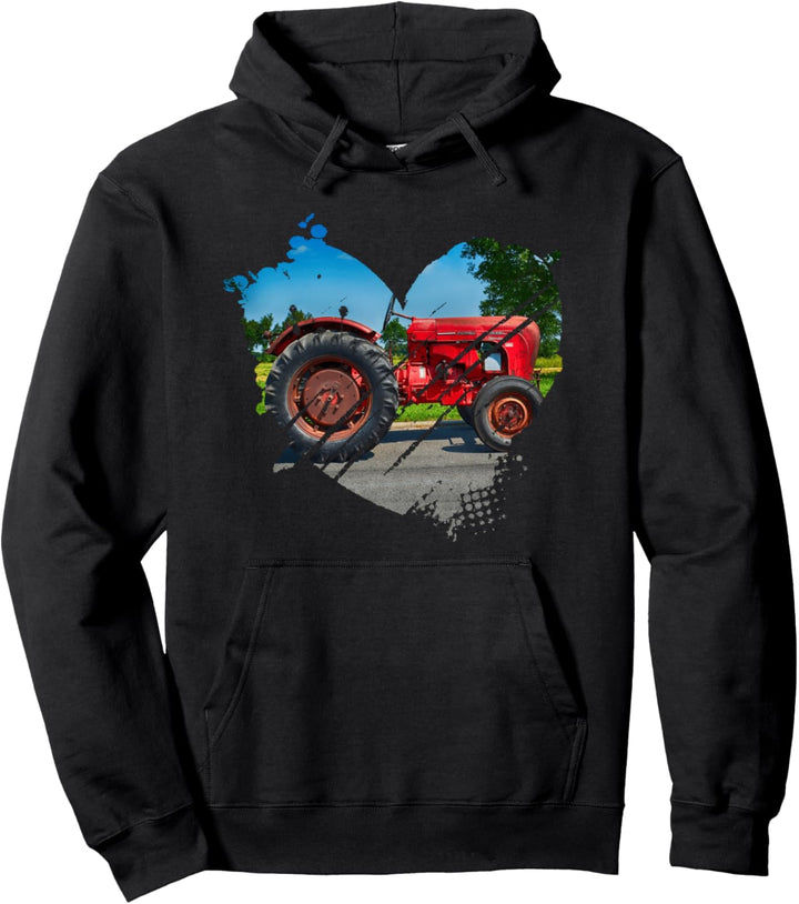 Alter Trecker Traktor Schlepper Landwirt Bauer Pullover Hoodie